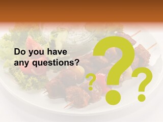 Sliced Lunch Antipasto PowerPoint Template