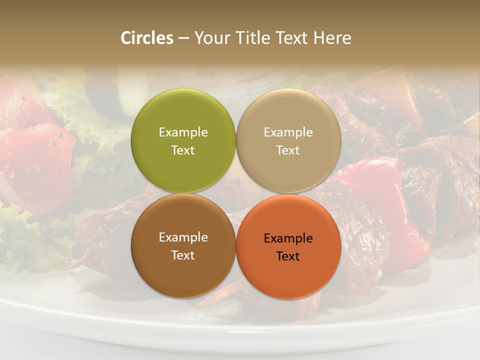 Stick Green Tomato PowerPoint Template