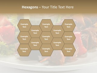 Stick Green Tomato PowerPoint Template