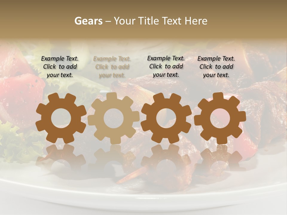 Stick Green Tomato PowerPoint Template