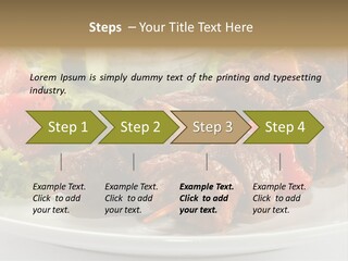 Stick Green Tomato PowerPoint Template