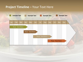 Stick Green Tomato PowerPoint Template