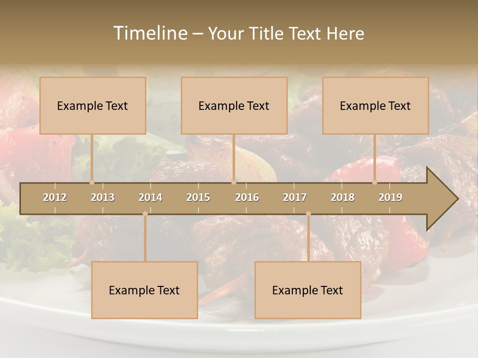 Stick Green Tomato PowerPoint Template