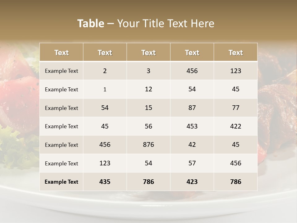 Stick Green Tomato PowerPoint Template