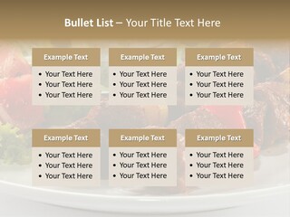 Stick Green Tomato PowerPoint Template