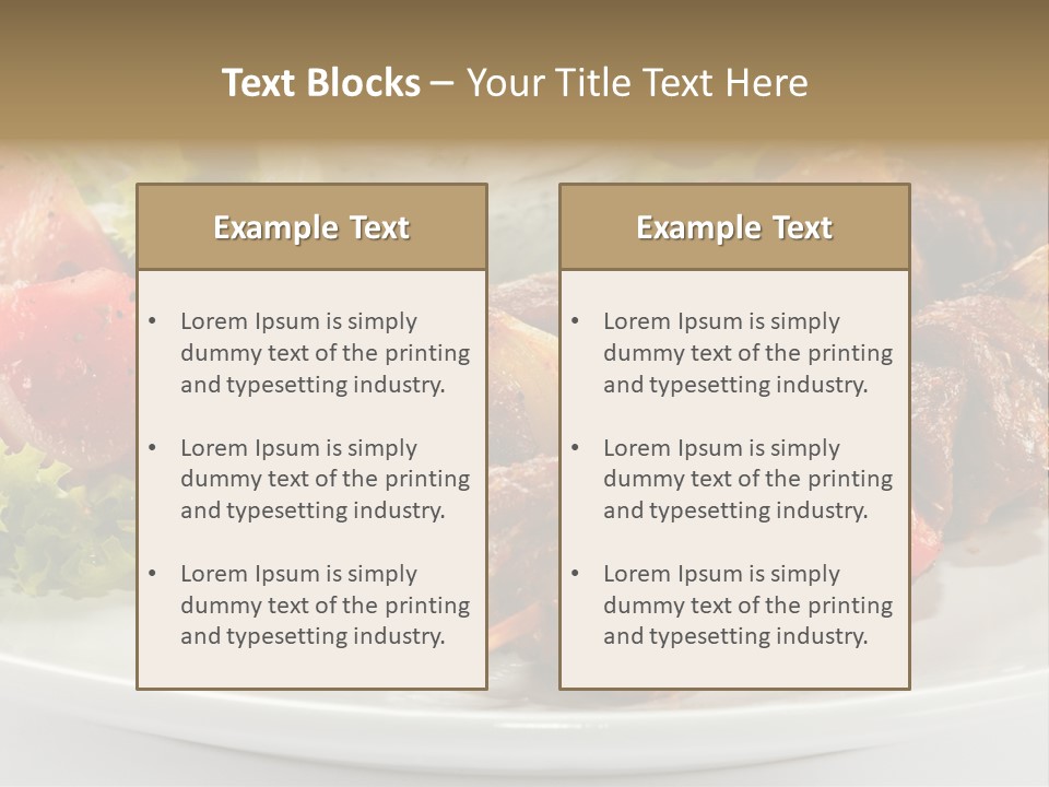 Stick Green Tomato PowerPoint Template