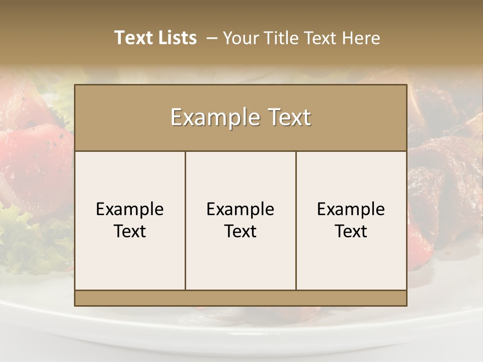 Stick Green Tomato PowerPoint Template