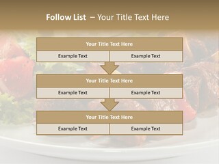 Stick Green Tomato PowerPoint Template