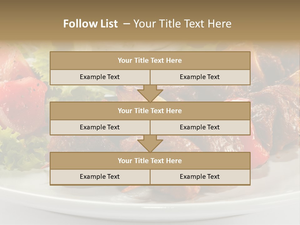 Stick Green Tomato PowerPoint Template
