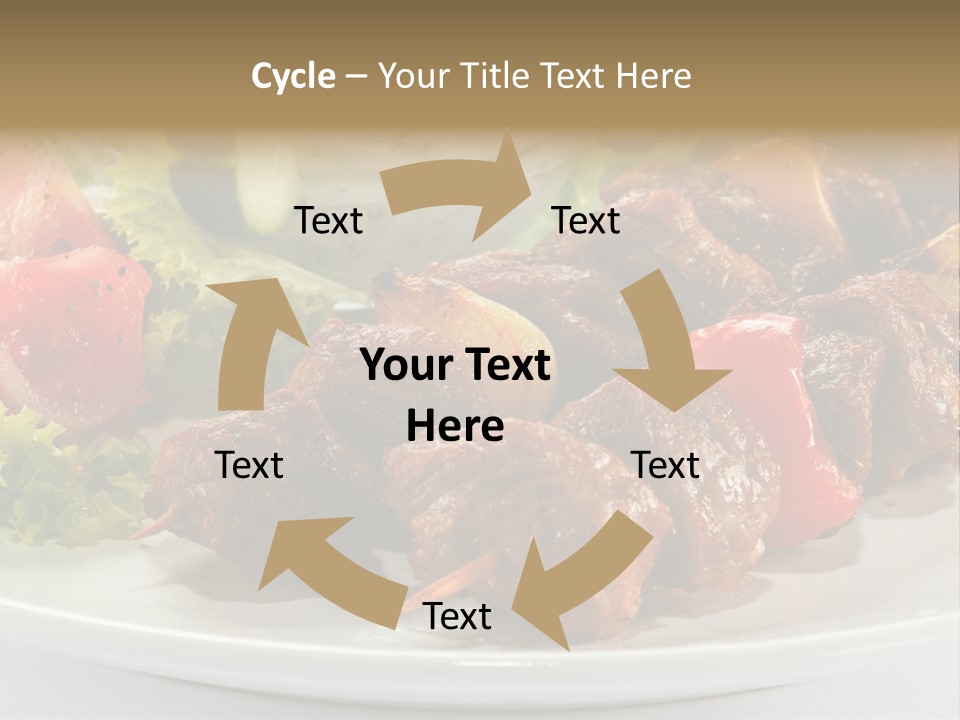 Stick Green Tomato PowerPoint Template