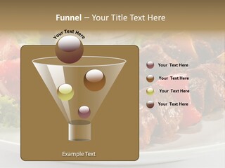 Stick Green Tomato PowerPoint Template