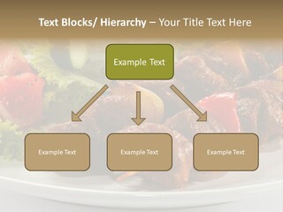 Stick Green Tomato PowerPoint Template
