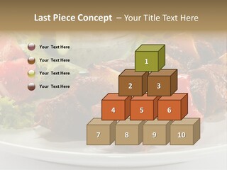 Stick Green Tomato PowerPoint Template