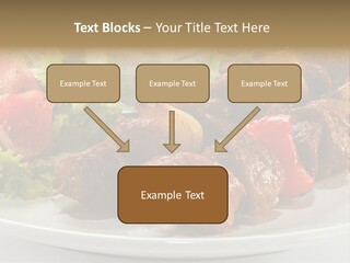 Stick Green Tomato PowerPoint Template