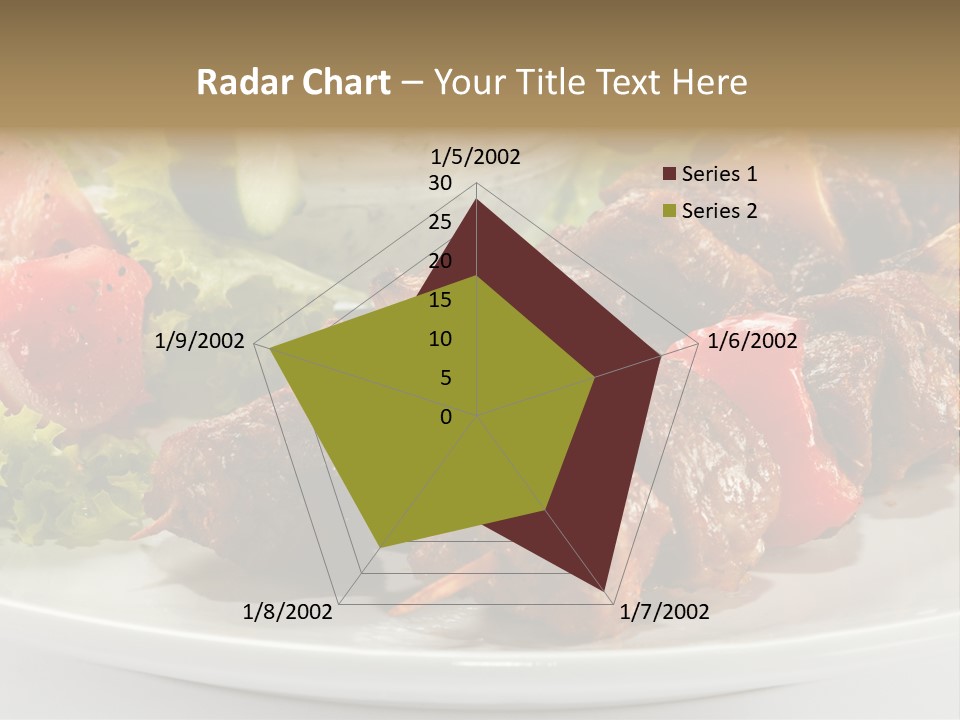 Stick Green Tomato PowerPoint Template