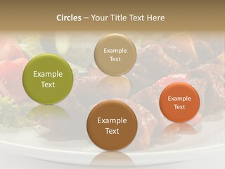 Stick Green Tomato PowerPoint Template