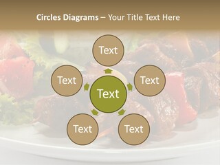 Stick Green Tomato PowerPoint Template