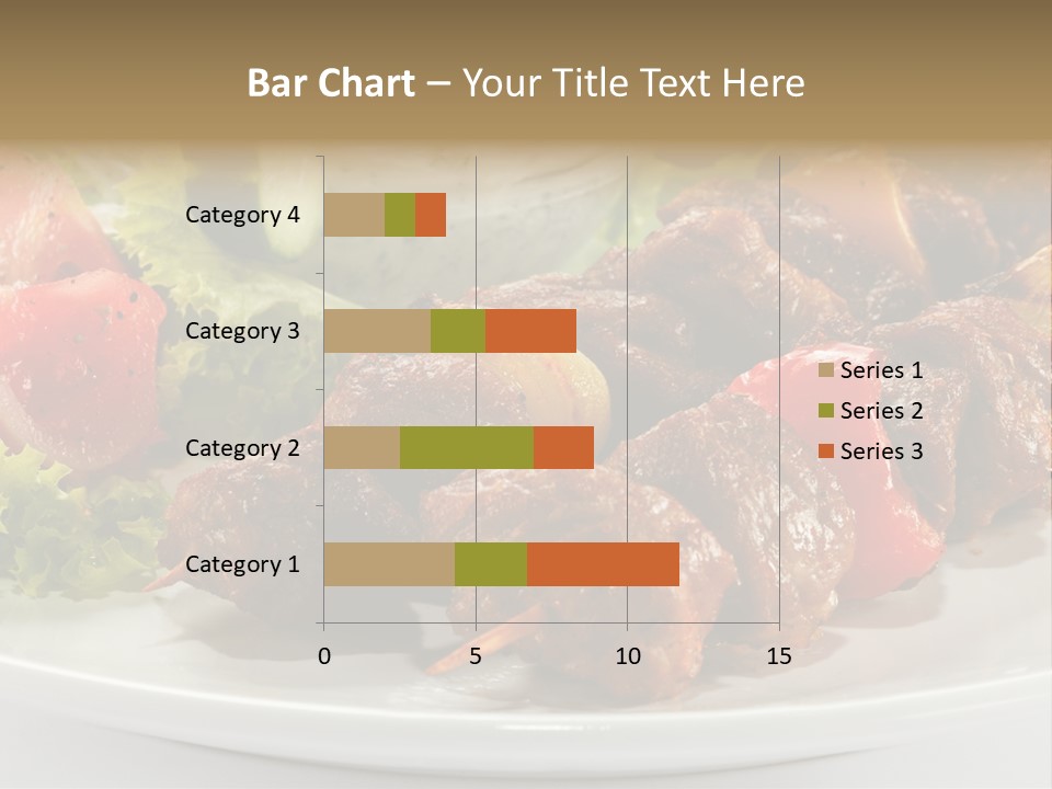 Stick Green Tomato PowerPoint Template