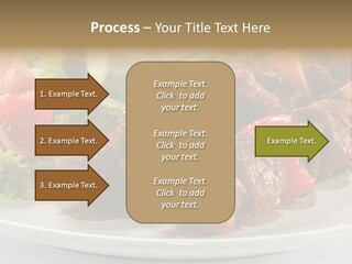 Stick Green Tomato PowerPoint Template