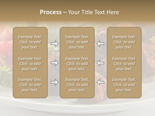 Stick Green Tomato PowerPoint Template