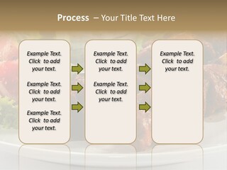 Stick Green Tomato PowerPoint Template
