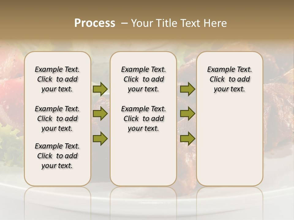 Stick Green Tomato PowerPoint Template