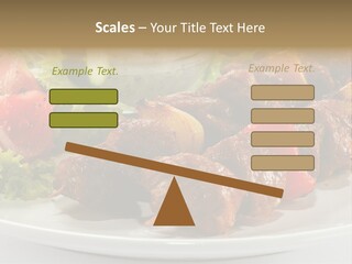 Stick Green Tomato PowerPoint Template