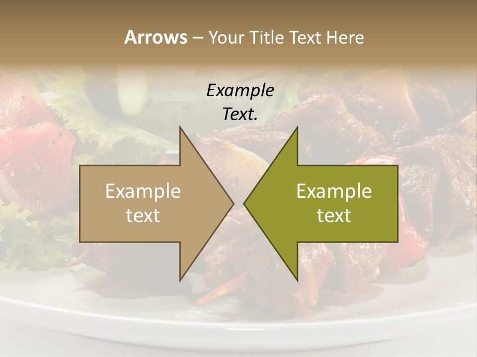 Stick Green Tomato PowerPoint Template