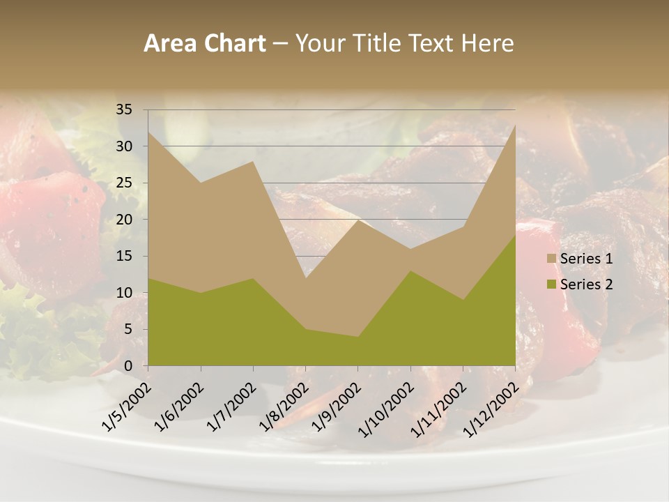 Stick Green Tomato PowerPoint Template