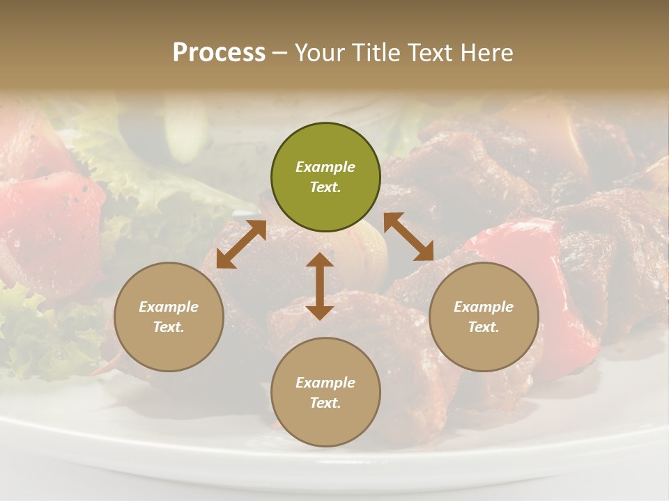 Stick Green Tomato PowerPoint Template