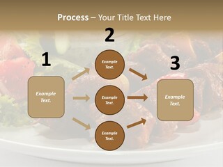 Stick Green Tomato PowerPoint Template