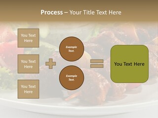 Stick Green Tomato PowerPoint Template