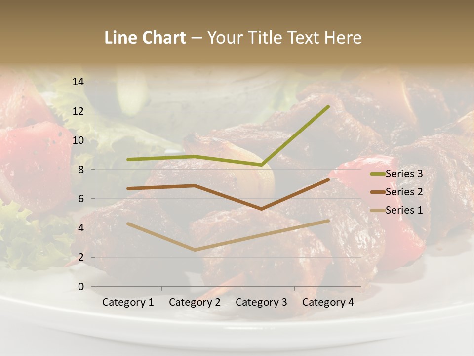 Stick Green Tomato PowerPoint Template