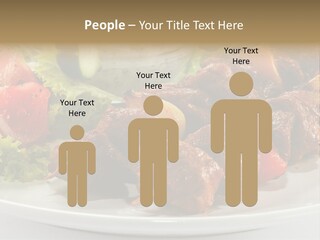 Stick Green Tomato PowerPoint Template