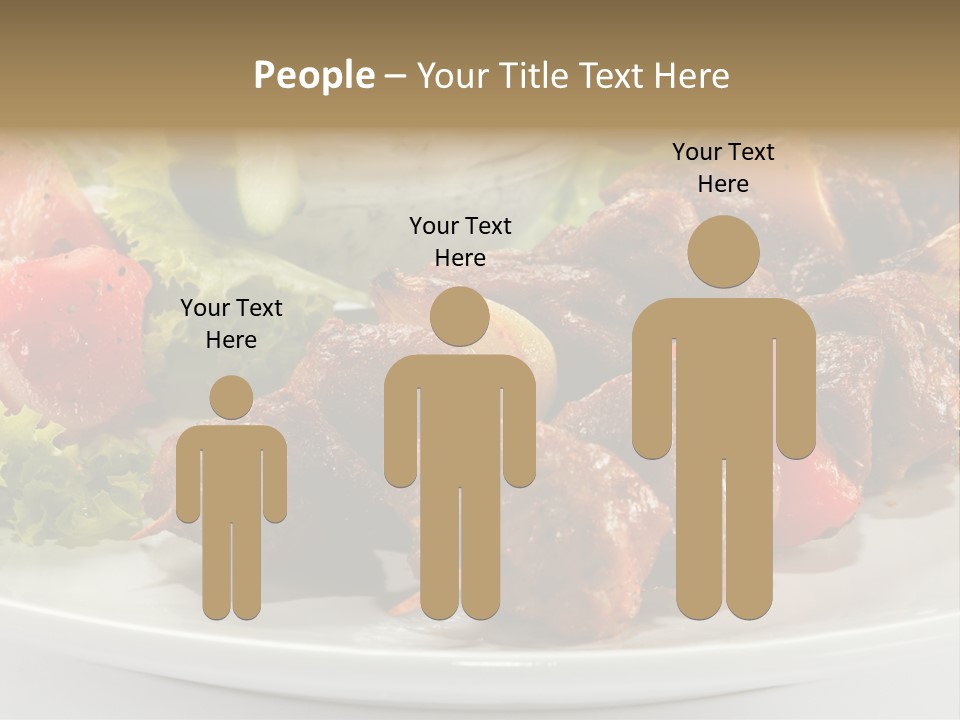 Stick Green Tomato PowerPoint Template