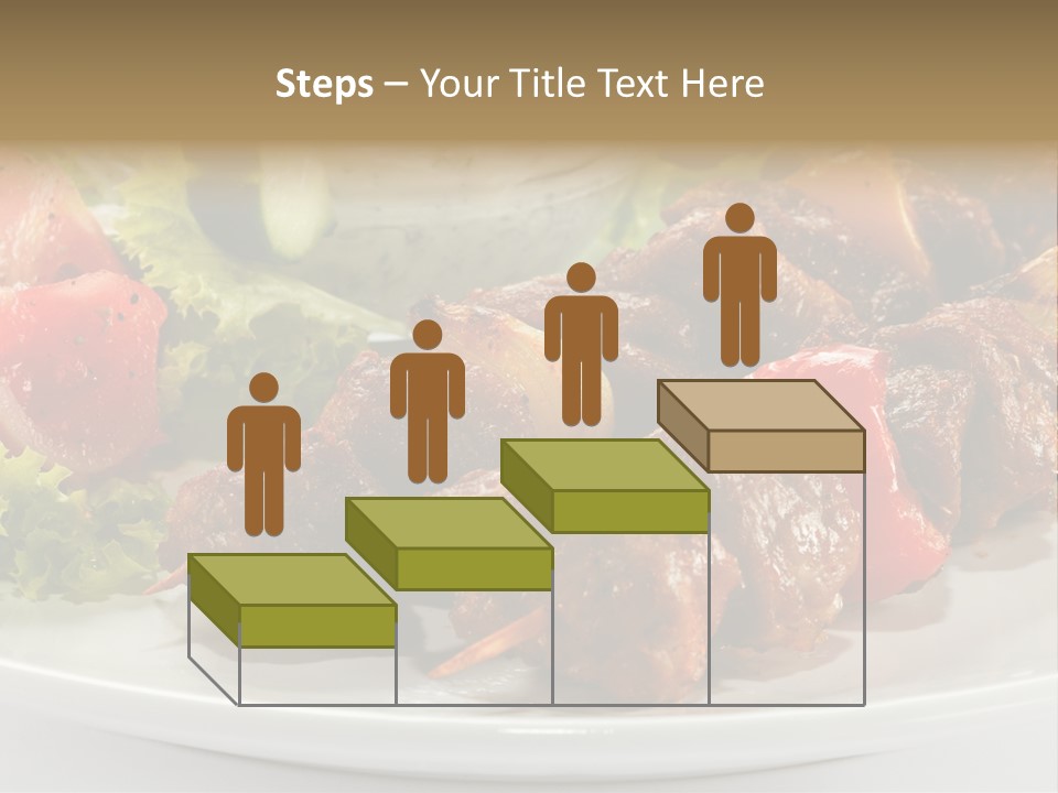 Stick Green Tomato PowerPoint Template
