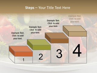 Stick Green Tomato PowerPoint Template