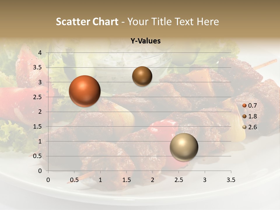 Cooked Antipasto White PowerPoint Template