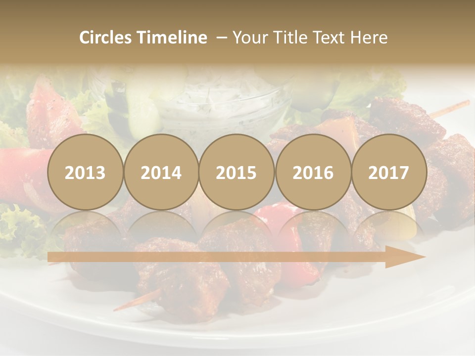 Cooked Antipasto White PowerPoint Template