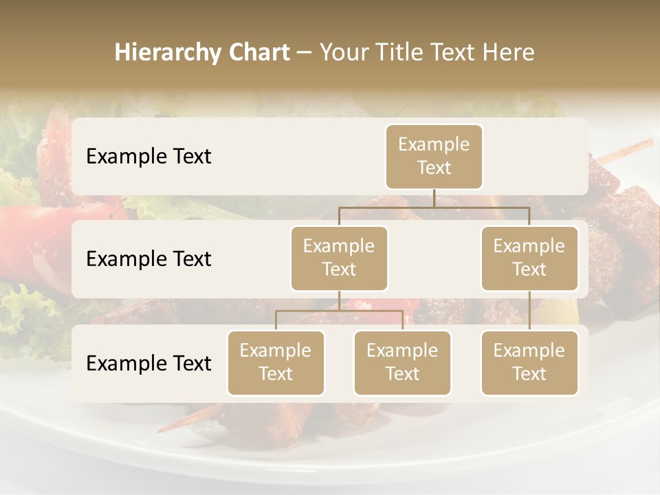 Cooked Antipasto White PowerPoint Template