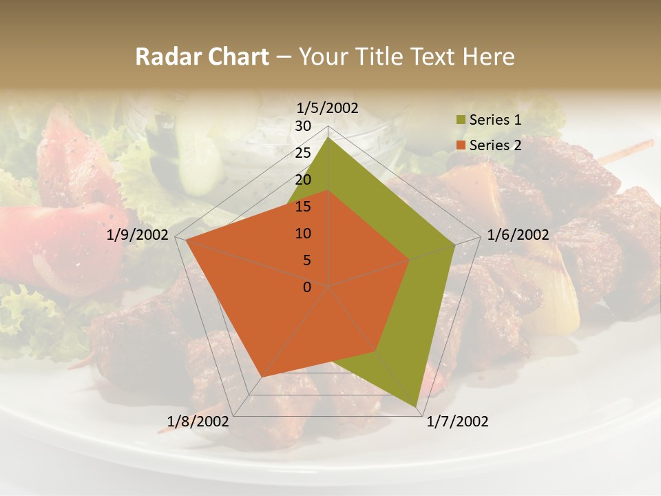 Cooked Antipasto White PowerPoint Template