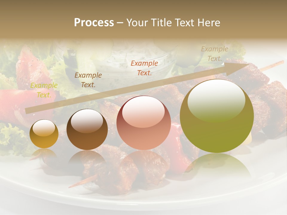 Cooked Antipasto White PowerPoint Template