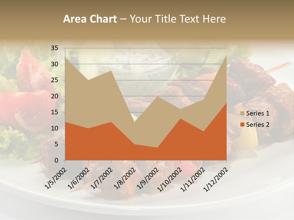 Cooked Antipasto White PowerPoint Template