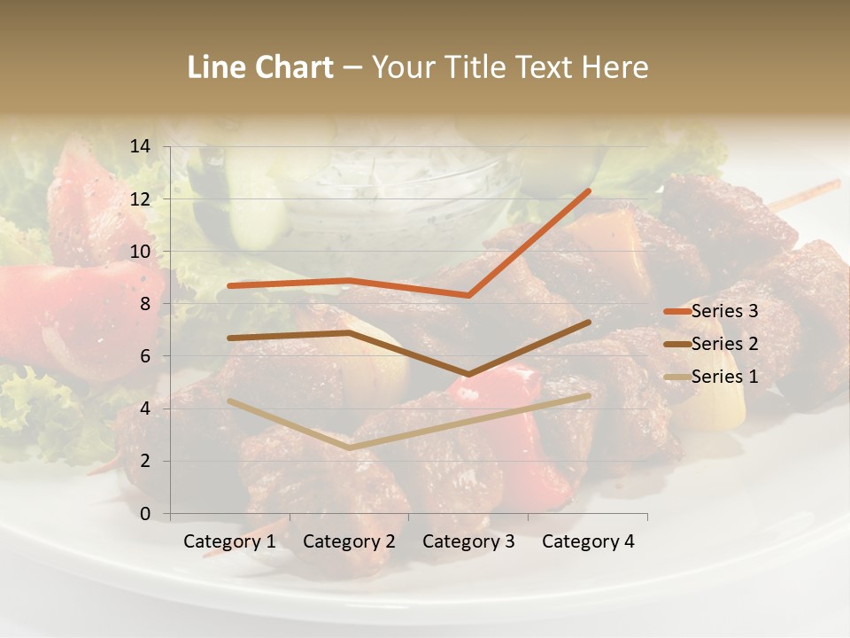 Cooked Antipasto White PowerPoint Template