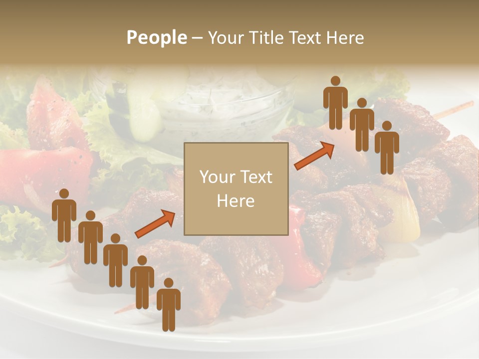 Cooked Antipasto White PowerPoint Template