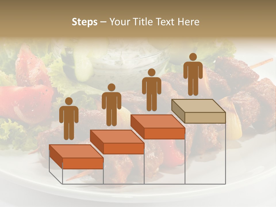 Cooked Antipasto White PowerPoint Template