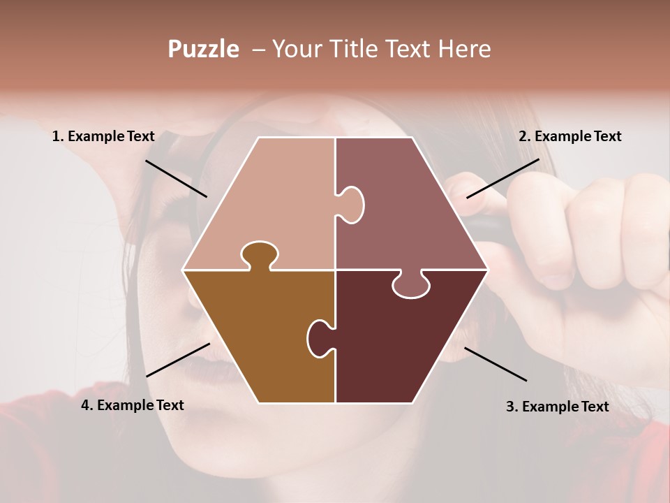 Looking Magnification Inspector PowerPoint Template