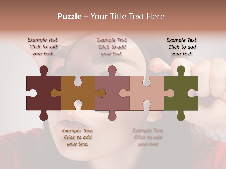Looking Magnification Inspector PowerPoint Template