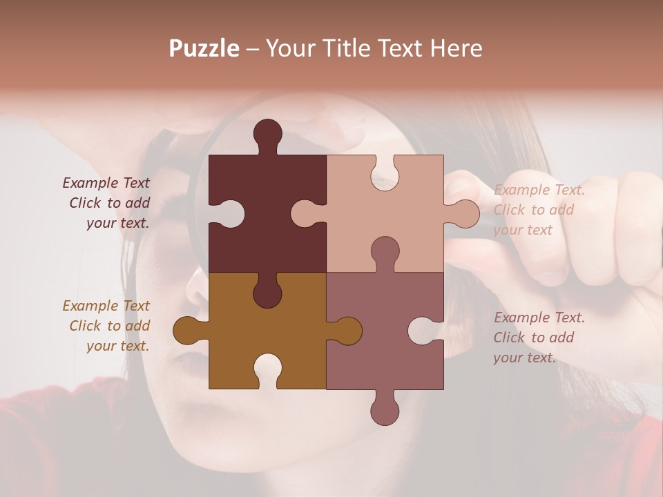 Looking Magnification Inspector PowerPoint Template