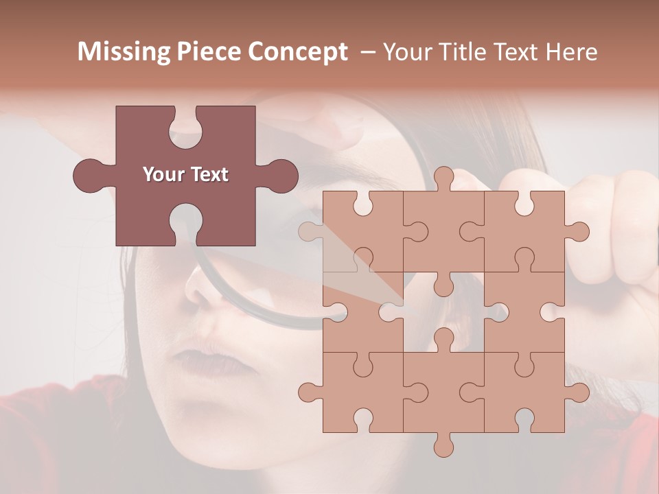 Looking Magnification Inspector PowerPoint Template